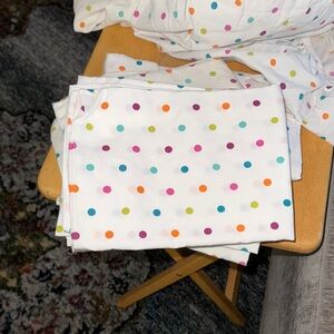 Colorful Polka Dot Bedding Sheets